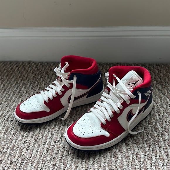 Nike Shoes Nike Womens High Top Nike Jordan Air Red And Blue 85